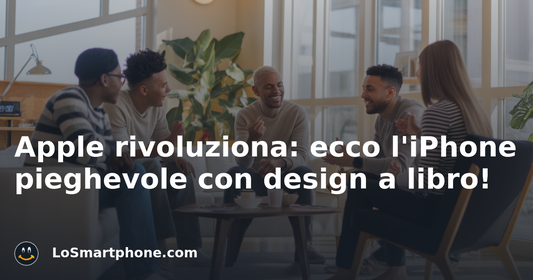 Apple rivoluziona: ecco l'iPhone pieghevole con design a libro!