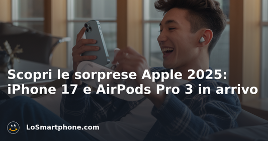 Scopri le sorprese Apple 2025: iPhone 17 e AirPods Pro 3 in arrivo