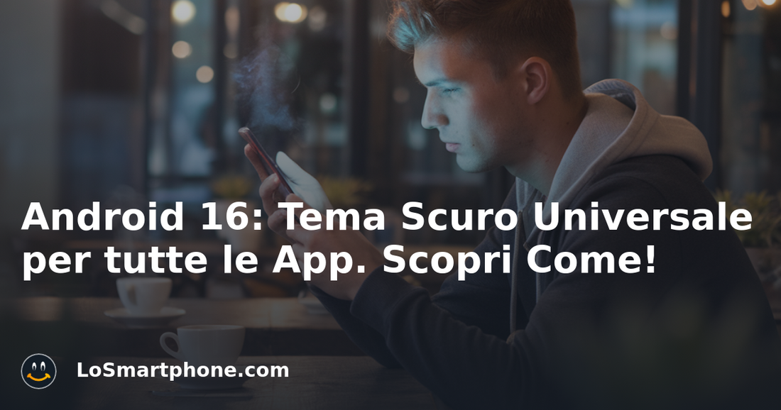 Android 16: Tema Scuro Universale per tutte le App. Scopri Come!