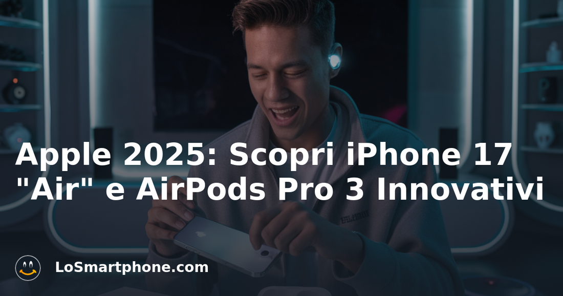 Apple 2025: Scopri iPhone 17 "Air" e AirPods Pro 3 Innovativi