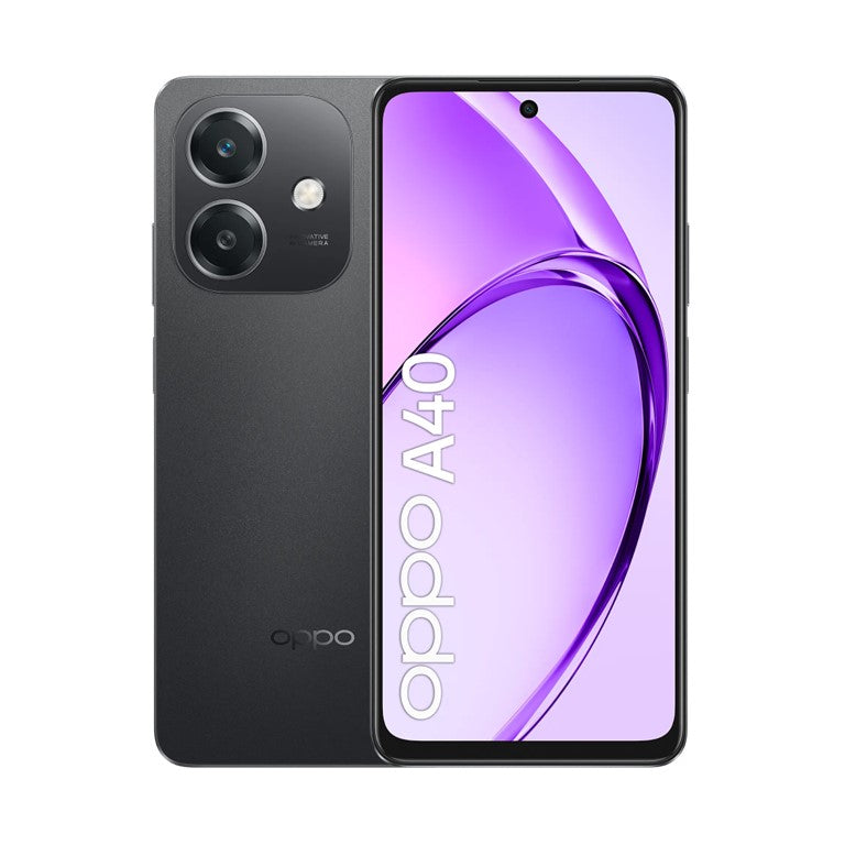 Oppo A40 128Gb 6Gb-RAM 4G Dual Sim - Sparkle Black - EU