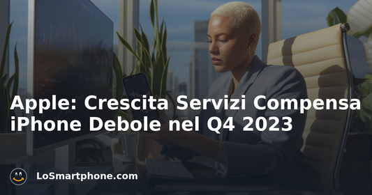 Apple: Crescita Servizi Compensa iPhone Debole nel Q4 2023