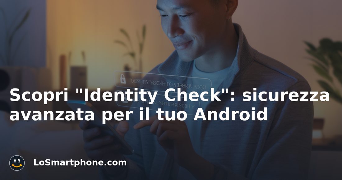 Scopri "Identity Check": sicurezza avanzata per il tuo Android