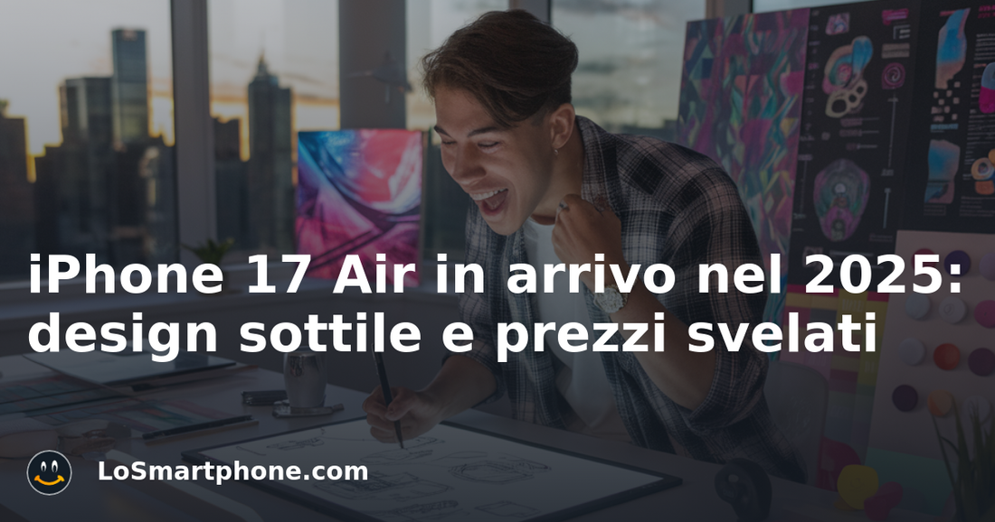 iPhone 17 Air in arrivo nel 2025: design sottile e prezzi svelati