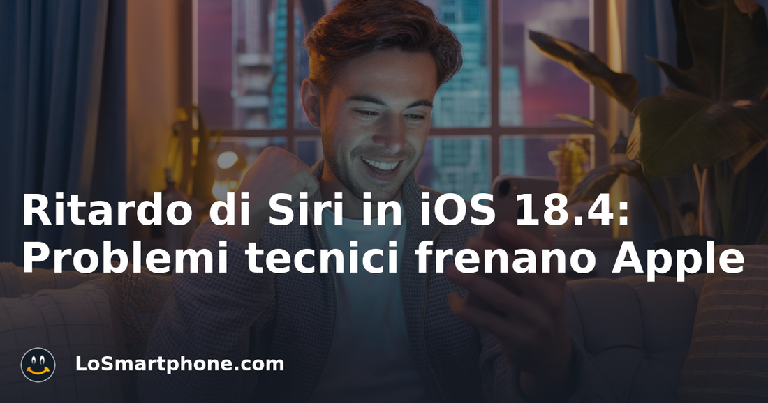 Ritardo di Siri in iOS 18.4: Problemi tecnici frenano Apple