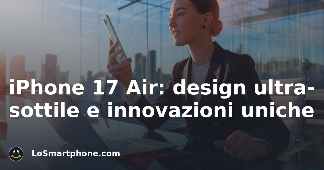 iPhone 17 Air: design ultra-sottile e innovazioni uniche