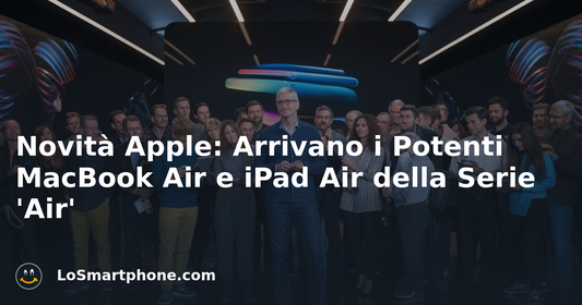 Novità Apple: Arrivano i Potenti MacBook Air e iPad Air della Serie 'Air'