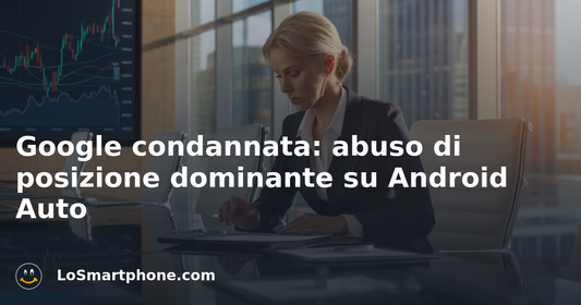 Google condannata: abuso di posizione dominante su Android Auto