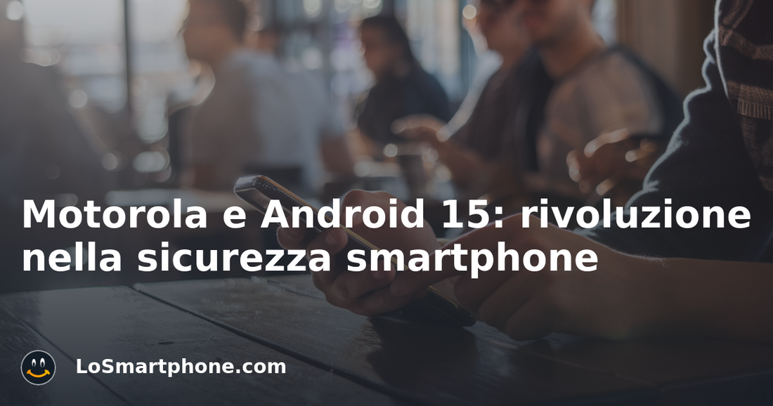 Motorola e Android 15: rivoluzione nella sicurezza smartphone