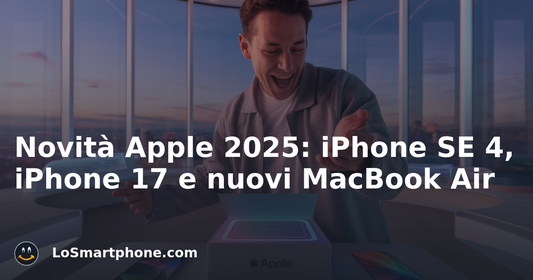Novità Apple 2025: iPhone SE 4, iPhone 17 e nuovi MacBook Air