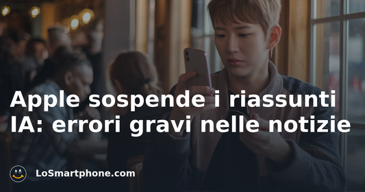 Apple sospende i riassunti IA: errori gravi nelle notizie
