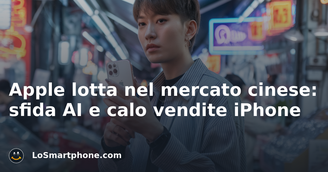 Apple lotta nel mercato cinese: sfida AI e calo vendite iPhone