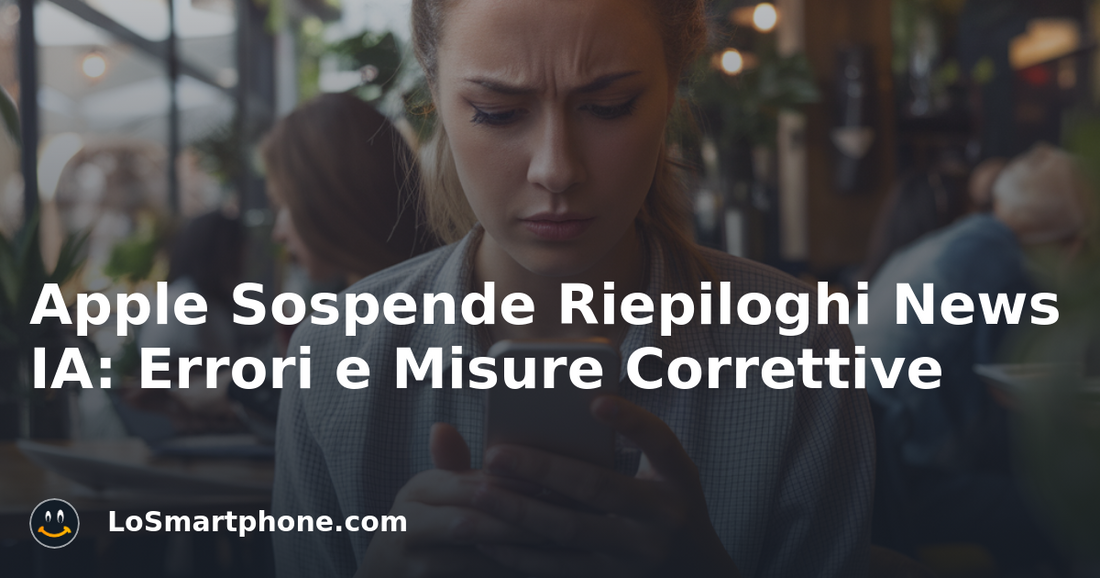 Apple Sospende Riepiloghi News IA: Errori e Misure Correttive