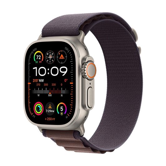 Watch Apple Watch Ultra 2 LTE 49mm Titanium Case with Alpine Loop L - Indigo