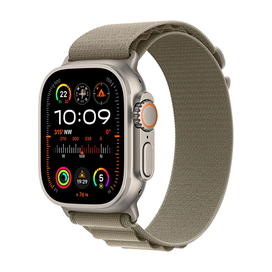 Watch Apple Watch Ultra 2 LTE 49mm Titanium Case with Alpine Loop S - Olive