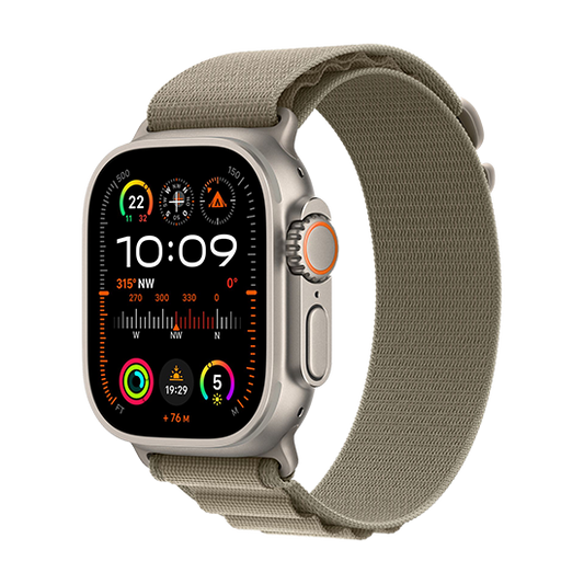 Watch Apple Watch Ultra 2 LTE 49mm Titanium Case with Alpine Loop S - Olive