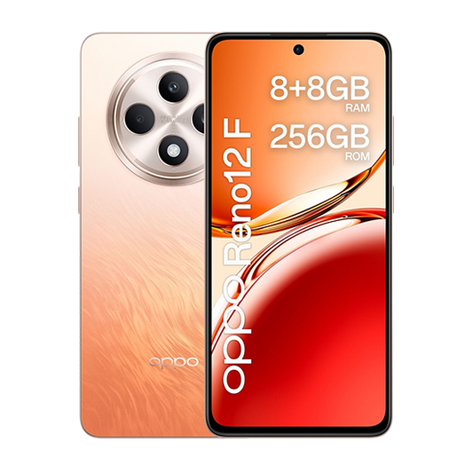 Oppo Reno12 F 4G Dual Sim 8GB RAM 256GB - Amber Orange