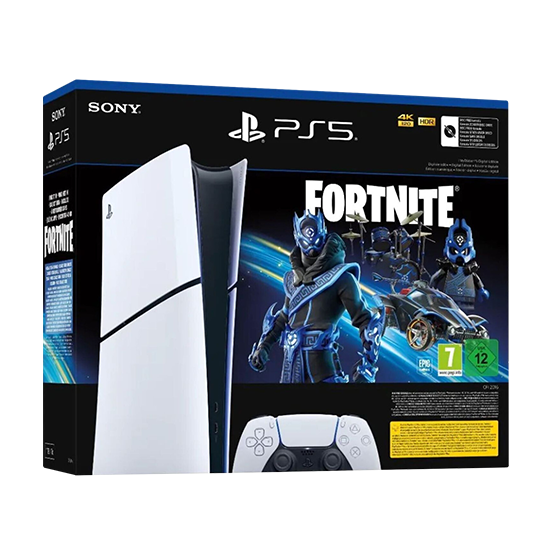 Sony PlayStation 5 Slim Digital Edition 1TB + Fortnite - White