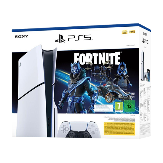 Sony PlayStation 5 Slim Disc Edition 1TB + Fortnite - White