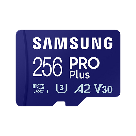 Samsung PRO Plus MicroSD Card 256GB - Black