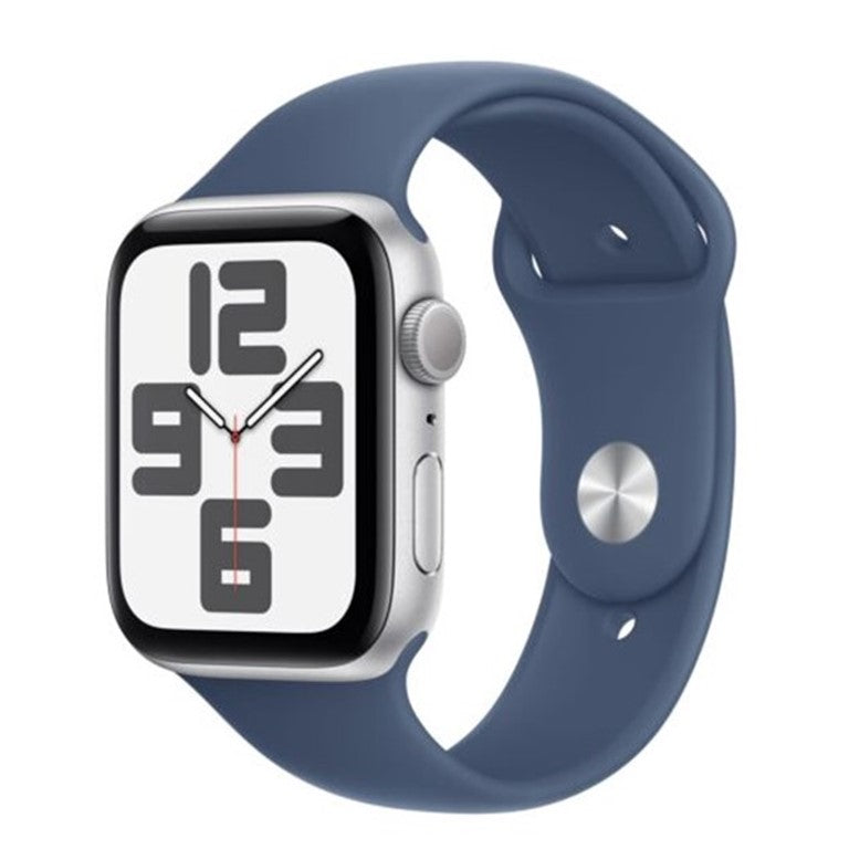 Apple Watch SE GPS 40mm Silver Aluminium Case with Denim Sport Band - M/L - EU