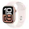 Apple Watch Series 10 GPS 46mm Rose Gold Aluminium Case with Light Blush Sport Band - M/L