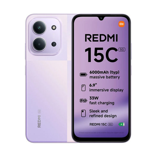 Xiaomi Redmi 15C 256Gb 4Gb-RAM 5G Dual Sim - Dusk Purple