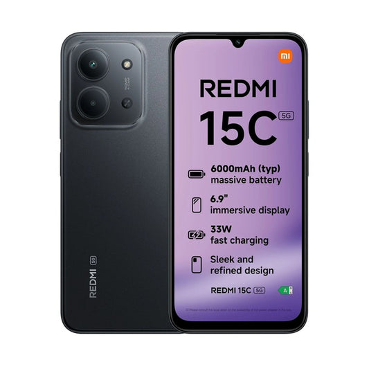 Xiaomi Redmi 15C 256Gb 4Gb-RAM 5G Dual Sim - Midnight Black