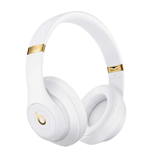 Beats Studio 3 Wireless Bluetooth Headphones (Over Ear) White Core