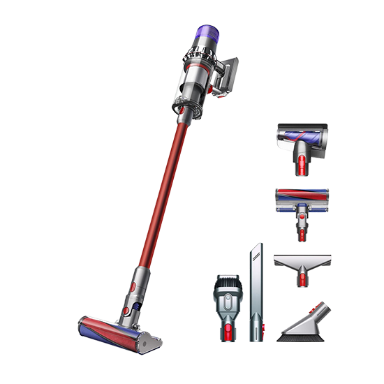 Dyson Vacuum Cleaner V11 Fluffy Nickel Red (2023)